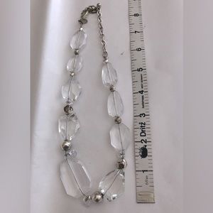 Costume jewelry crystal necklace